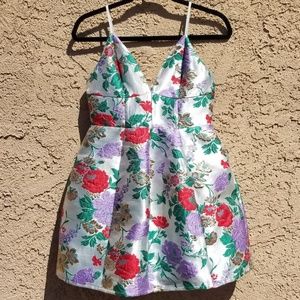 ASOS Embroidered Mini Dress